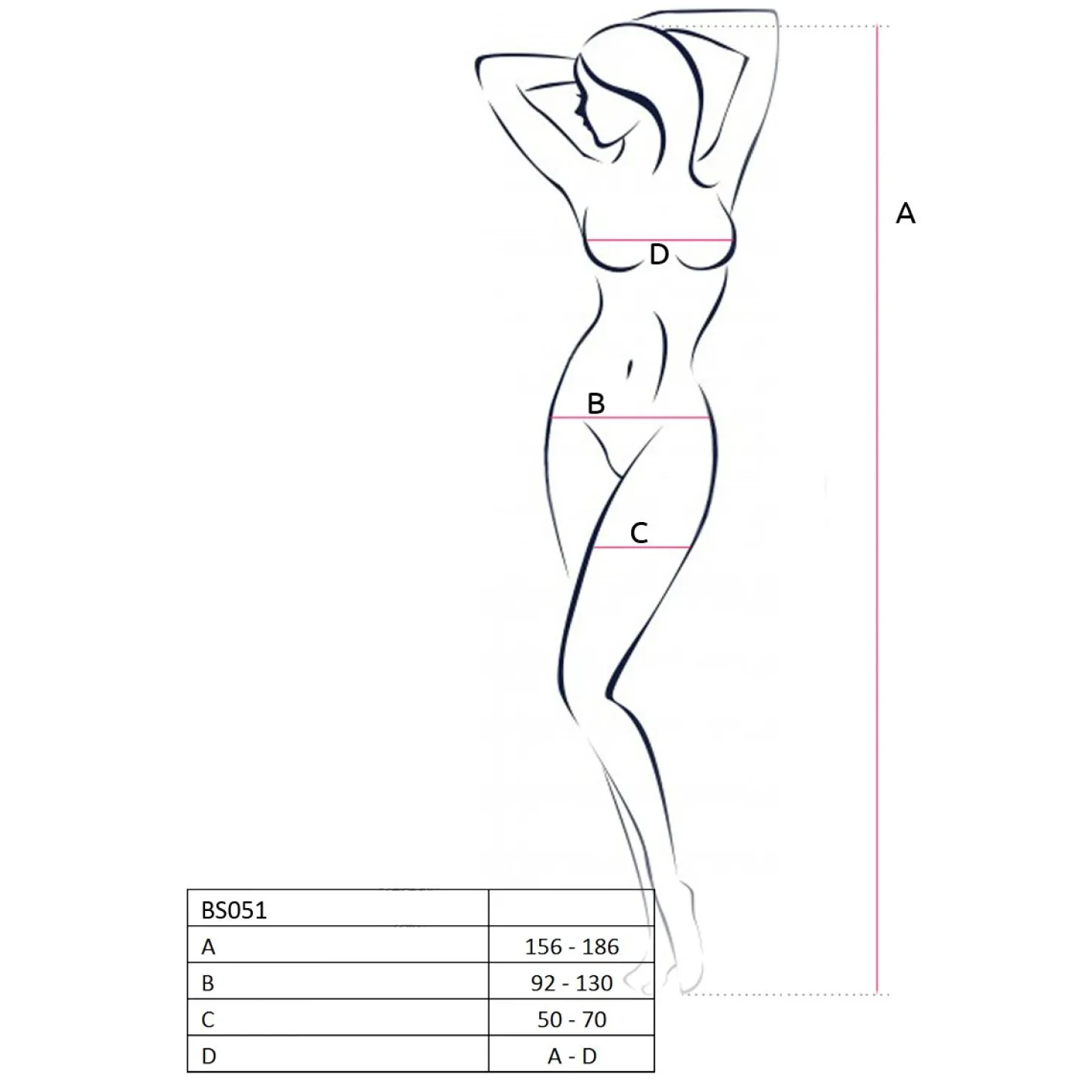 Passion - BS051 Catsuit - Rood