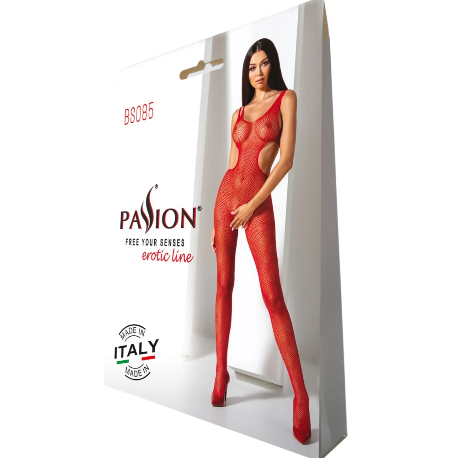 Passion - BS085 Catsuit - Rood