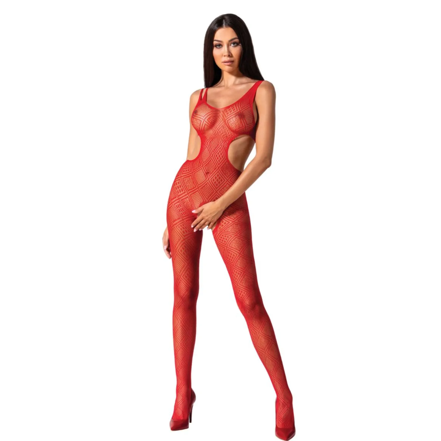 Passion - BS085 Catsuit - Rood