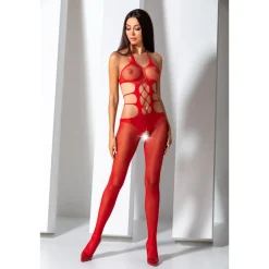 Passion - BS084 Catsuit - Rood
