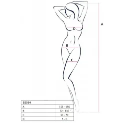 Passion - BS084 Catsuit - Rood