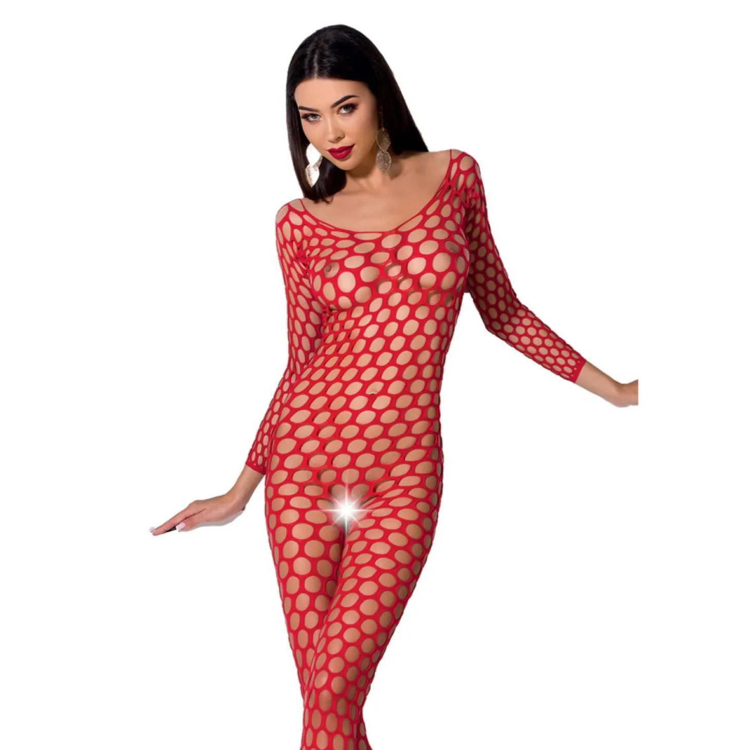 Passion - BS077 Catsuit - Rood