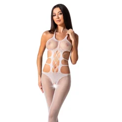 Passion - BS084 Catsuit - Wit