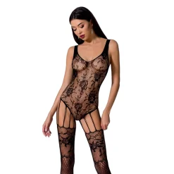 Passion - BS074 Catsuit - Zwart