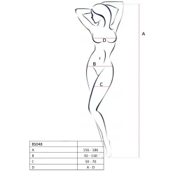 Passion - BS048 Catsuit - Zwart