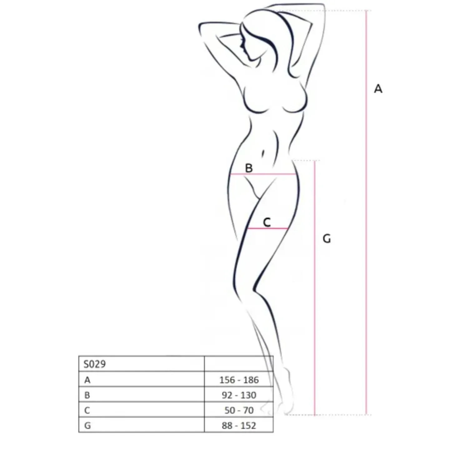 Passion - S029 Strip Pants - Wit