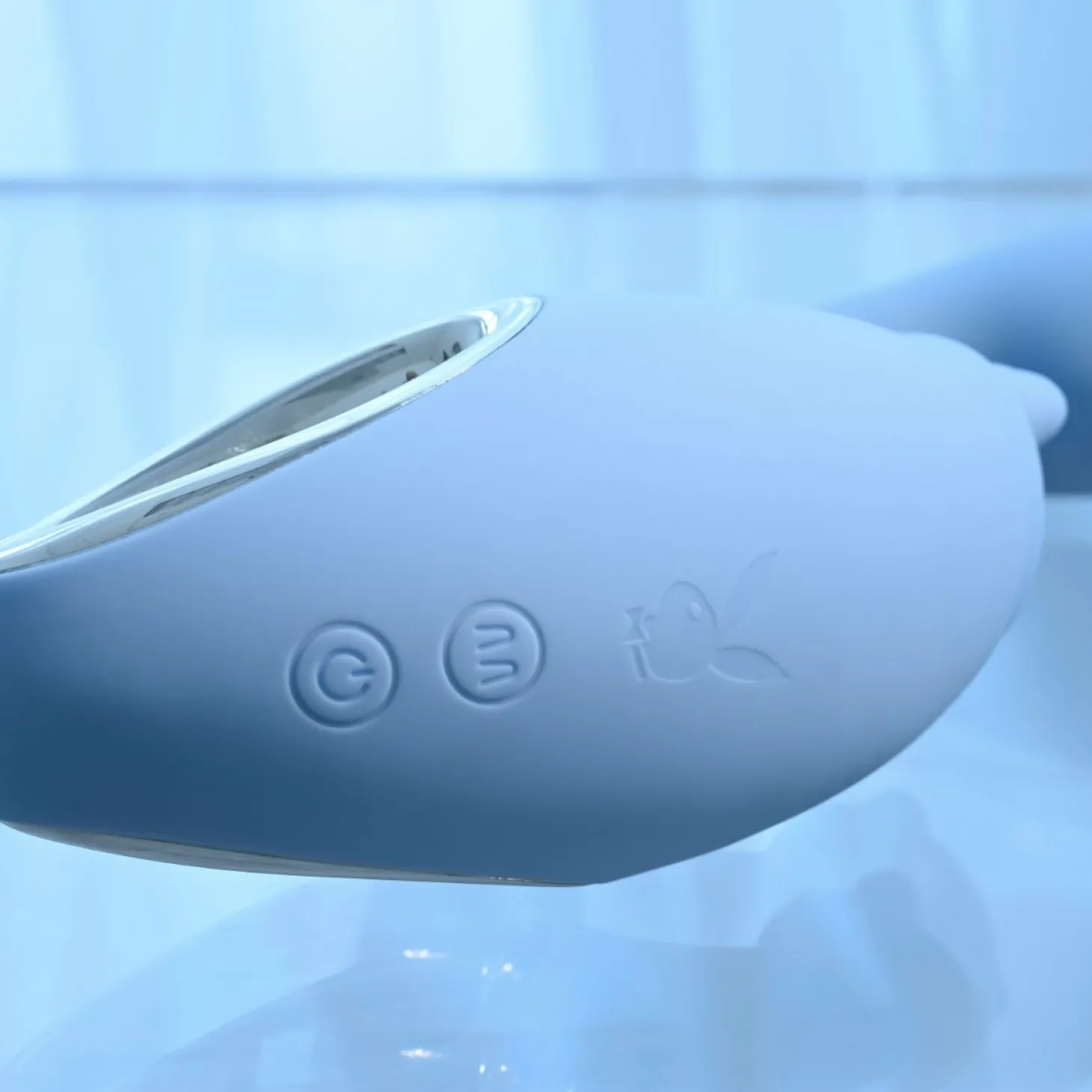 Playboy - Sapphire Dual Vibrator - Sky Blue