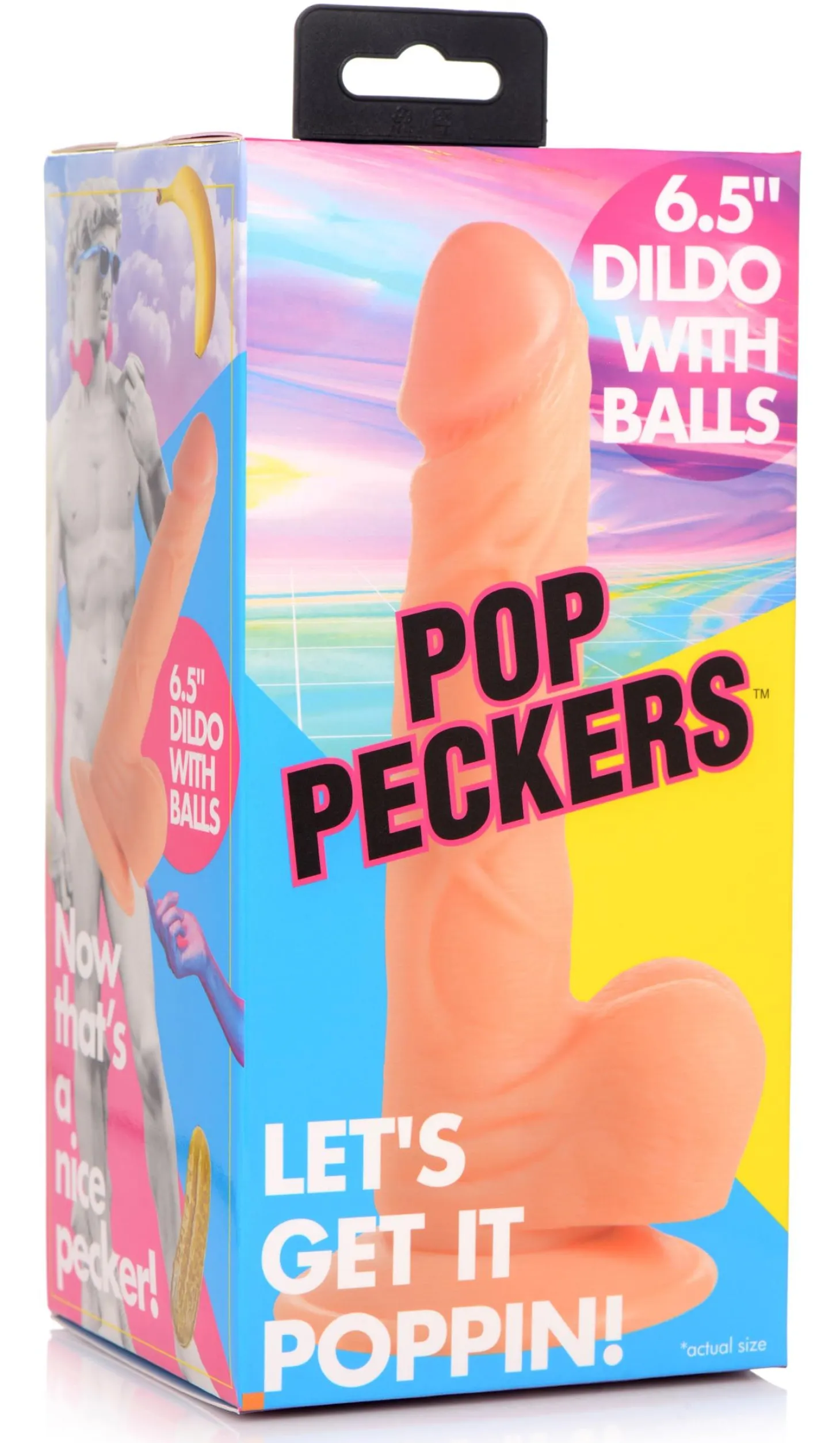 Pop Peckers - Poppin Dildo 16,5 cm - Beige