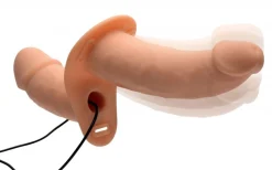 Power Pegger Dubbele Strap-On Vibrator