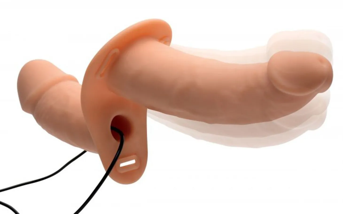 Power Pegger Dubbele Strap-On Vibrator