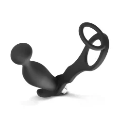 Prostaat Vibrator & Cock- en Balring - Zwart