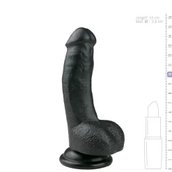 Realistische Dildo Met Balzak - 15 cm