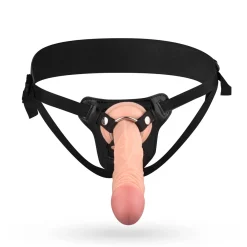 Realistische dildo met harnas
