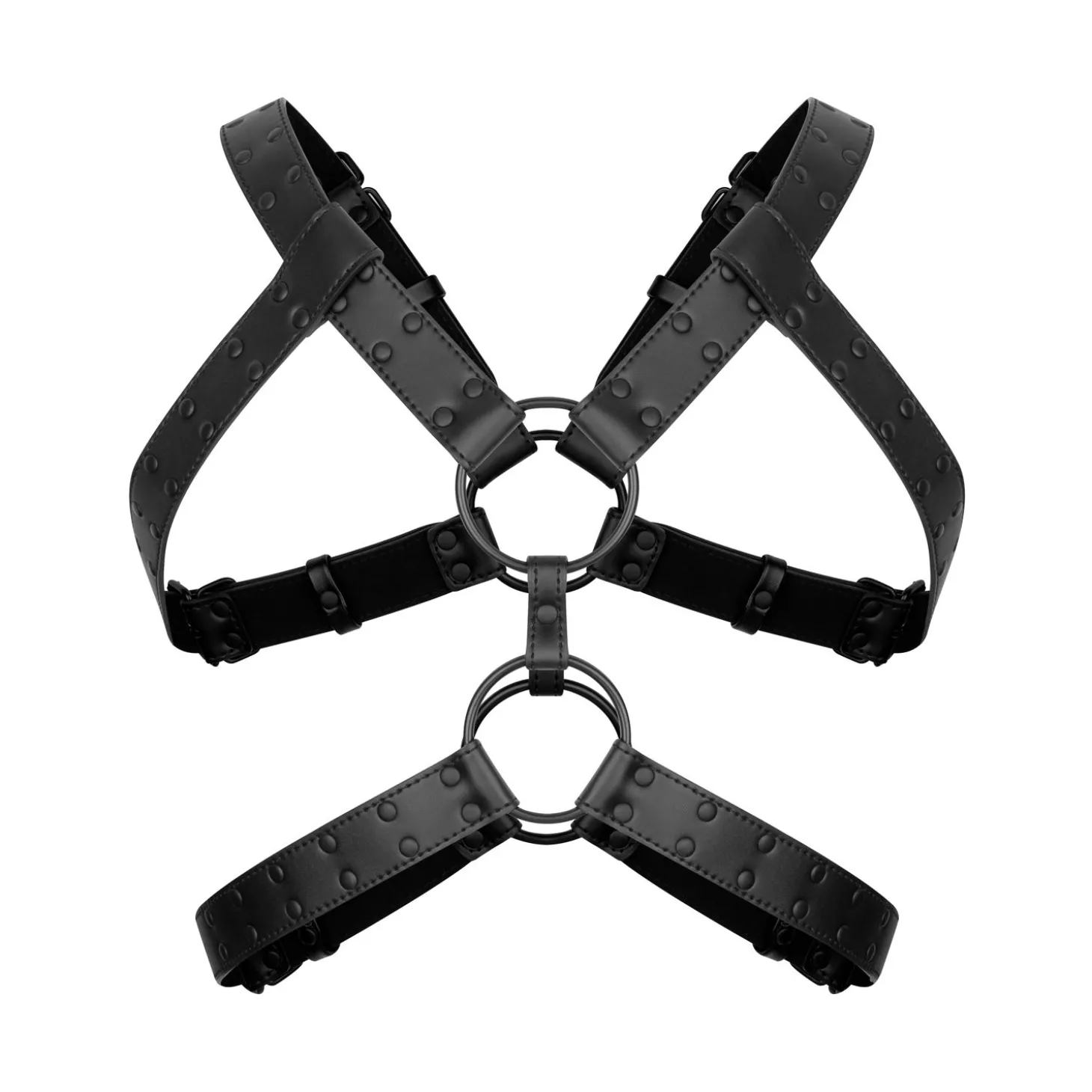 Rocco Bondage Harnas - Zwart