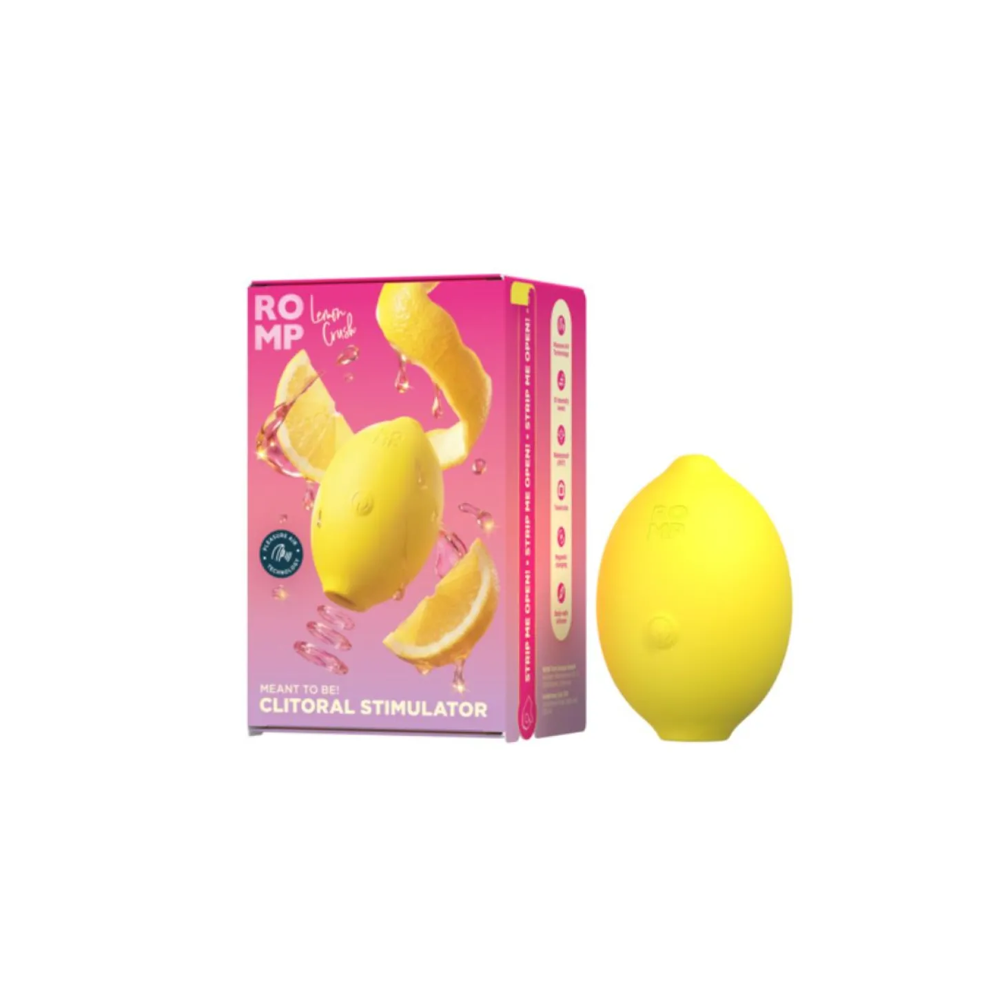 ROMP - Lemon Crush Luchtdrukvibrator - Geel