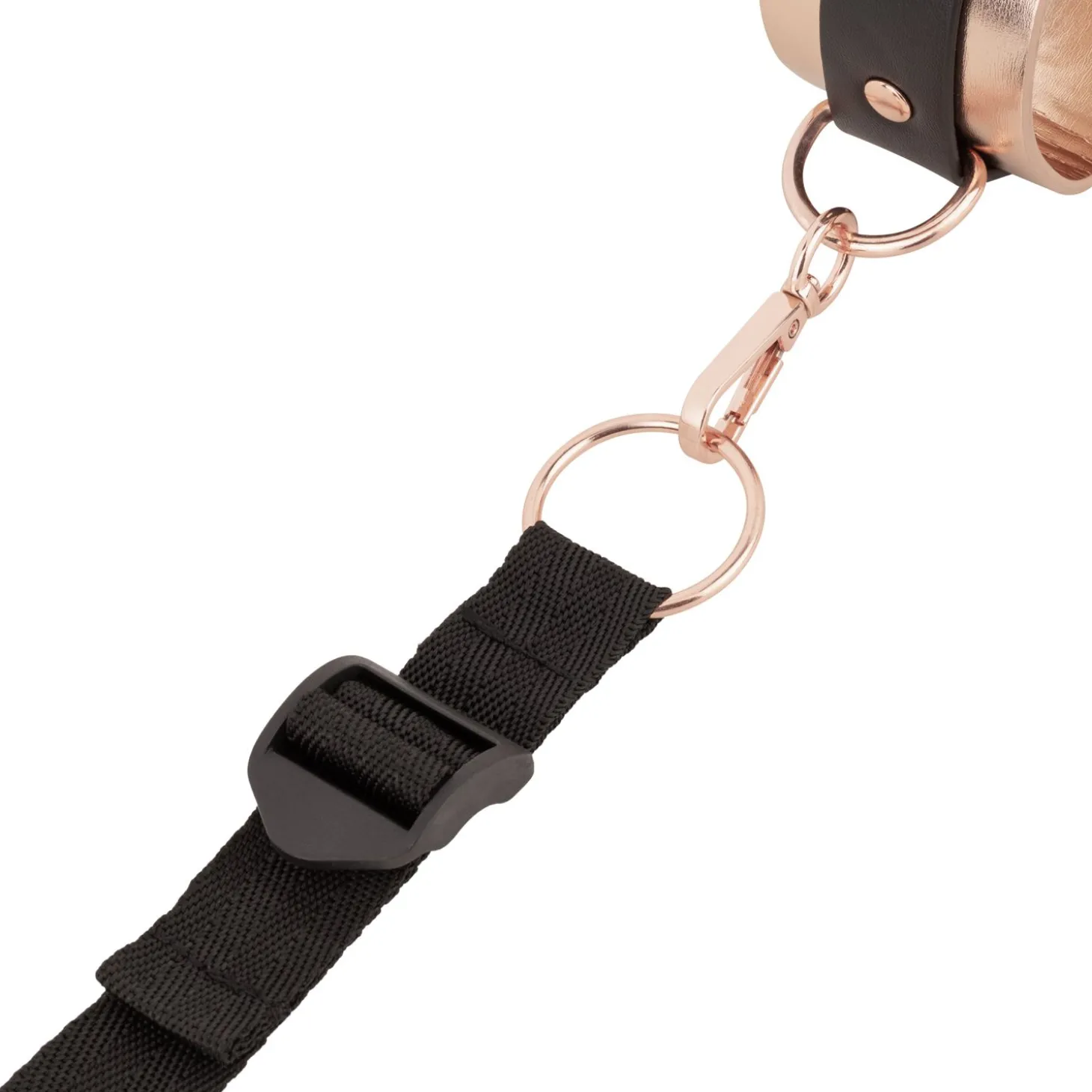 Rosy Gold - Under-Mattress Restraint Set - Zwart