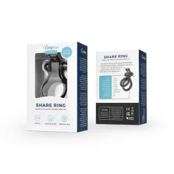 Share Ring - Dubbele Vibrerende Cockring Met Rabbit Oortjes