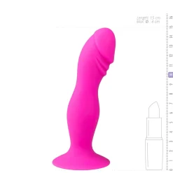 Siliconen Dildo Met Zuignap - 13.5 cm