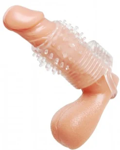 Size Matters - Clear Sensations Vibrerende Penis Sleeve - Transparant