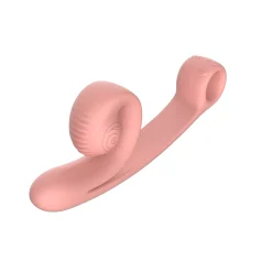 Snail Vibe Curve Duo Vibrator - Peachy Pink