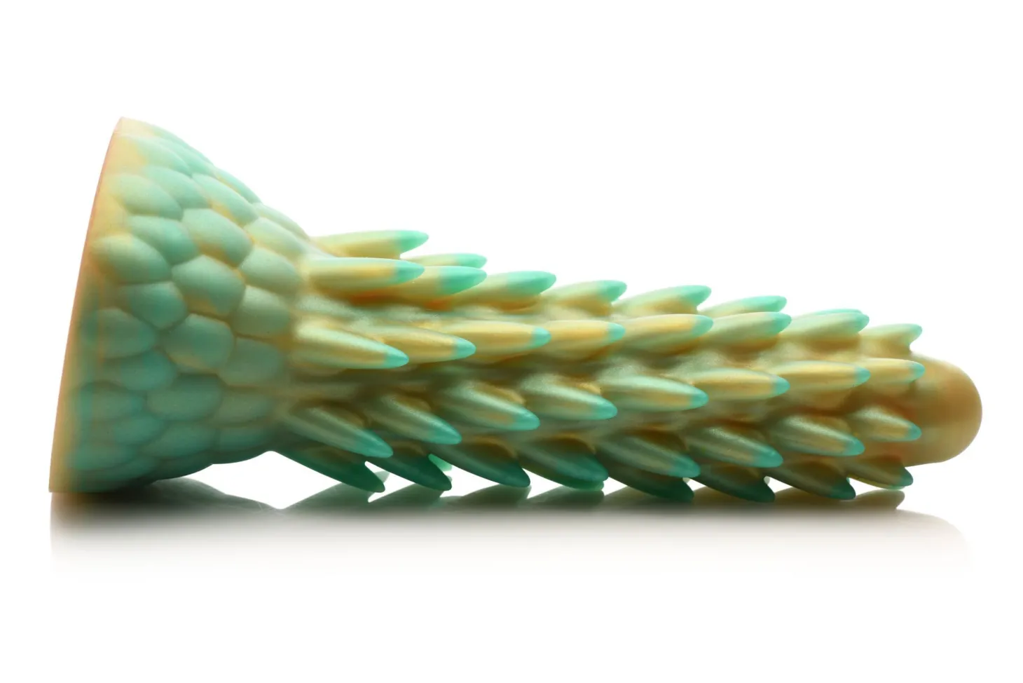 Stegosaurus Spiky Reptiel Dildo - Groen