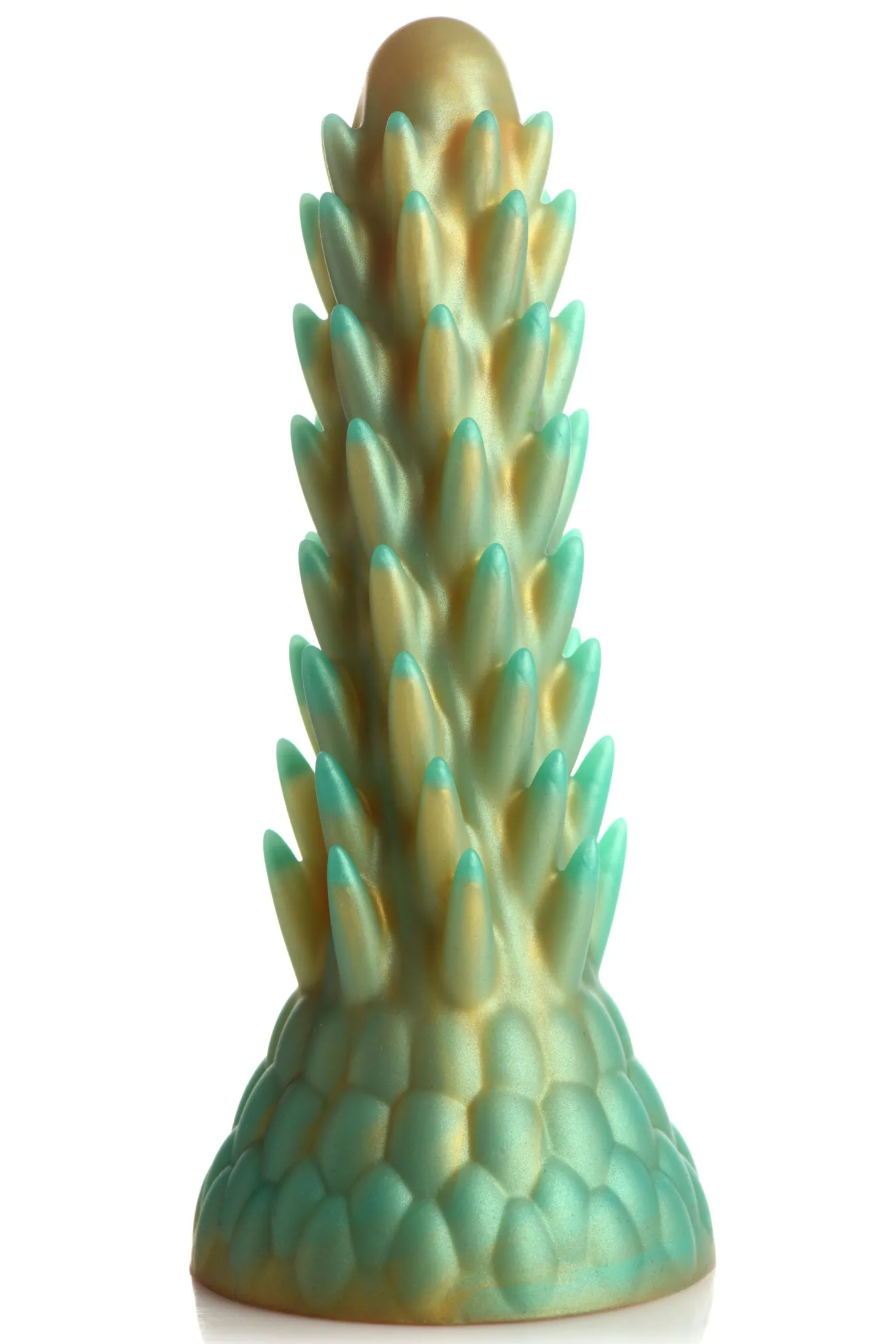 Stegosaurus Spiky Reptiel Dildo - Groen