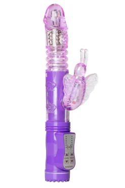 Stotende Butterfly Vibrator - Paars