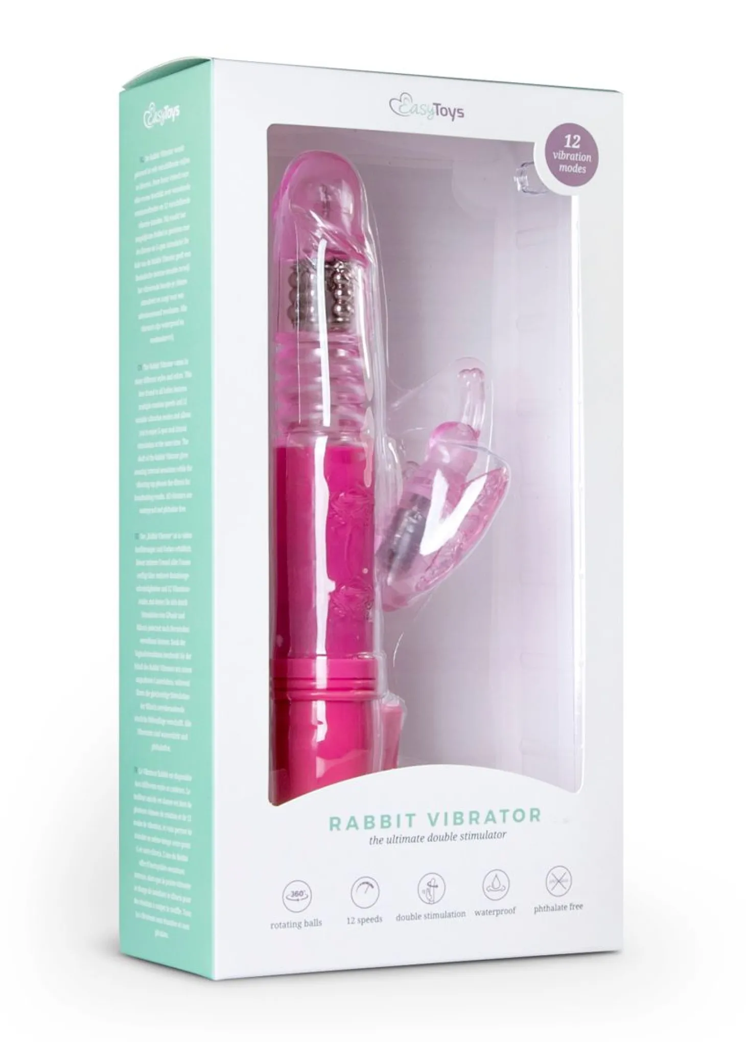 Stotende Butterfly Vibrator - Roze