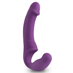 Strapless Strap-On Vibrator - Paars