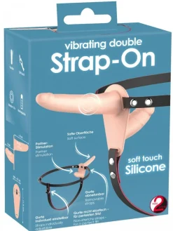 Strap-On Met Dubbele Vibrerende Dildo