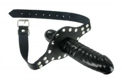 Strict Leather - Dildo mondstuk met riem