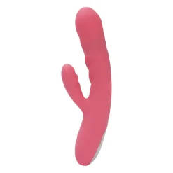 SVAKOM - Avery Thrusting Rabbit Vibrator - Aardbei Roze