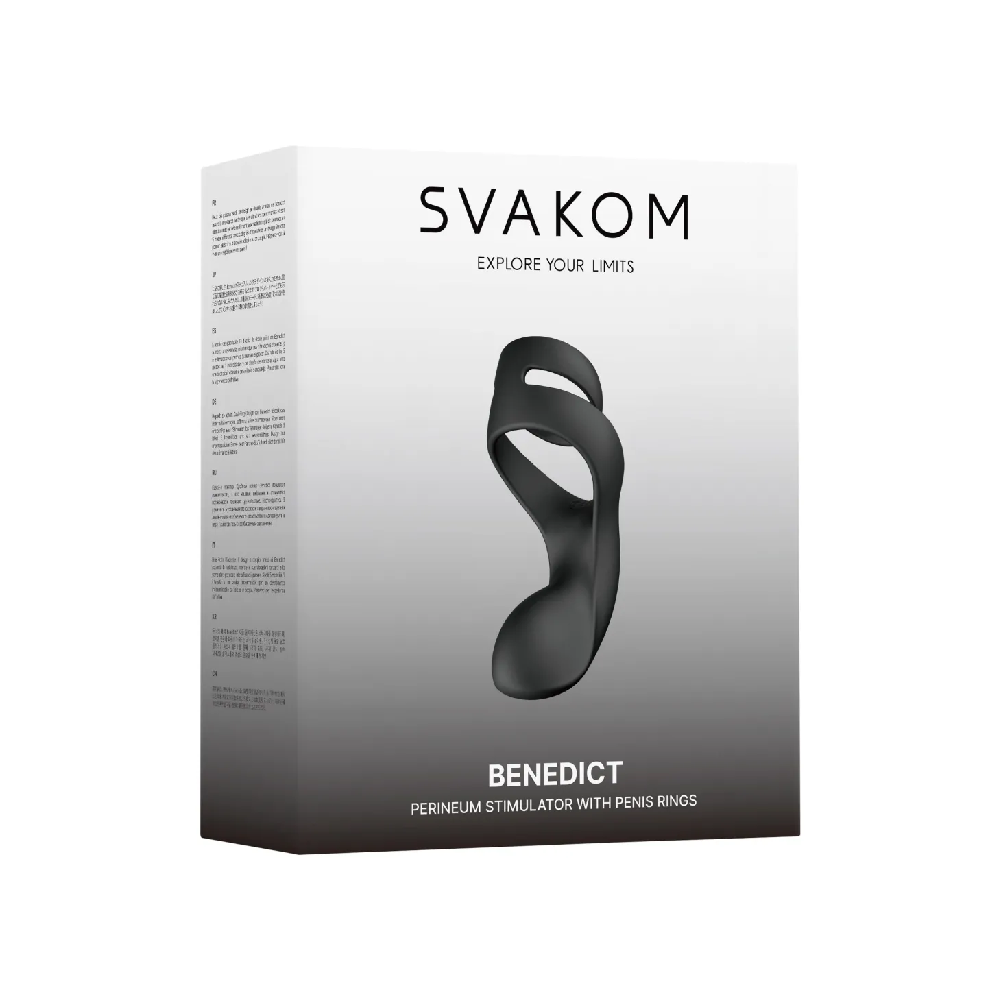 SVAKOM - Benedict Dubbele Ring Perineum Stimulator - Zwart