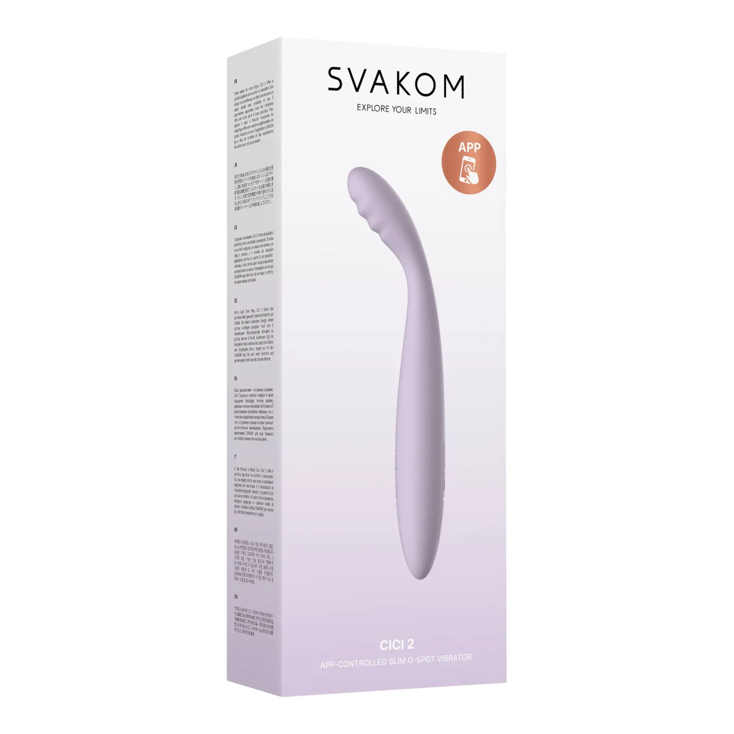 SVAKOM - Cici 2 Flexibele G-spot Vibrator - Lavendel
