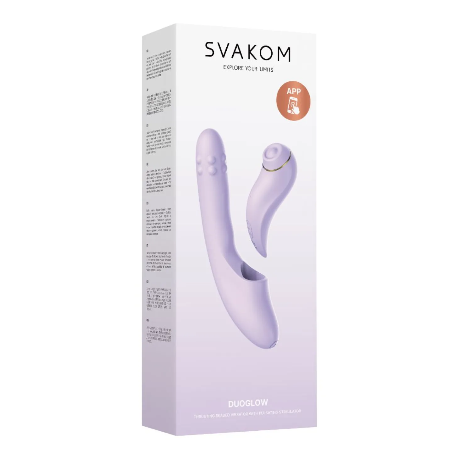 Svakom – DuoGlow App Controlled Vibrator – Paars