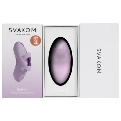SVAKOM- Echo 2 Vingervibrator - Pink Lilac