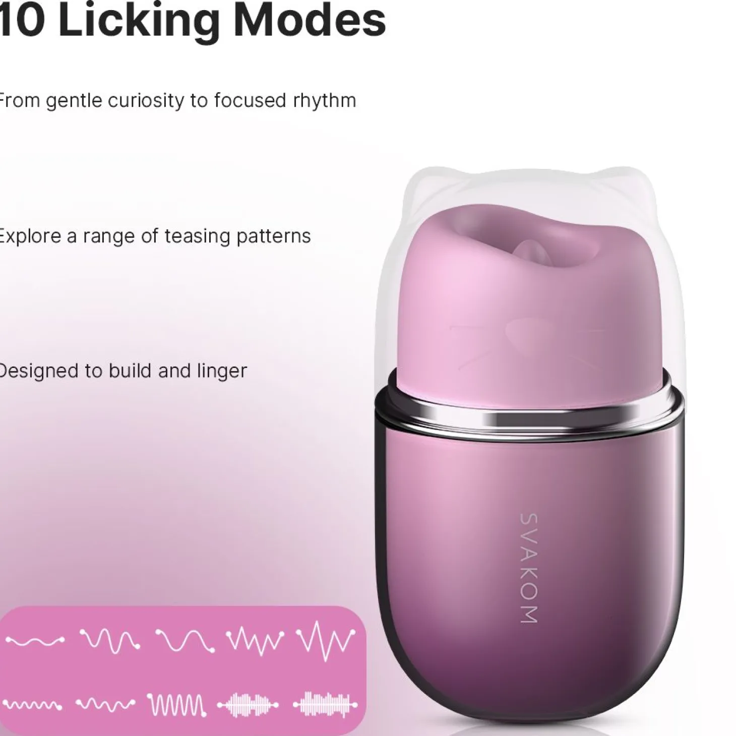SVAKOM - Klitty Clitorisstimulator - Dusty Lavender