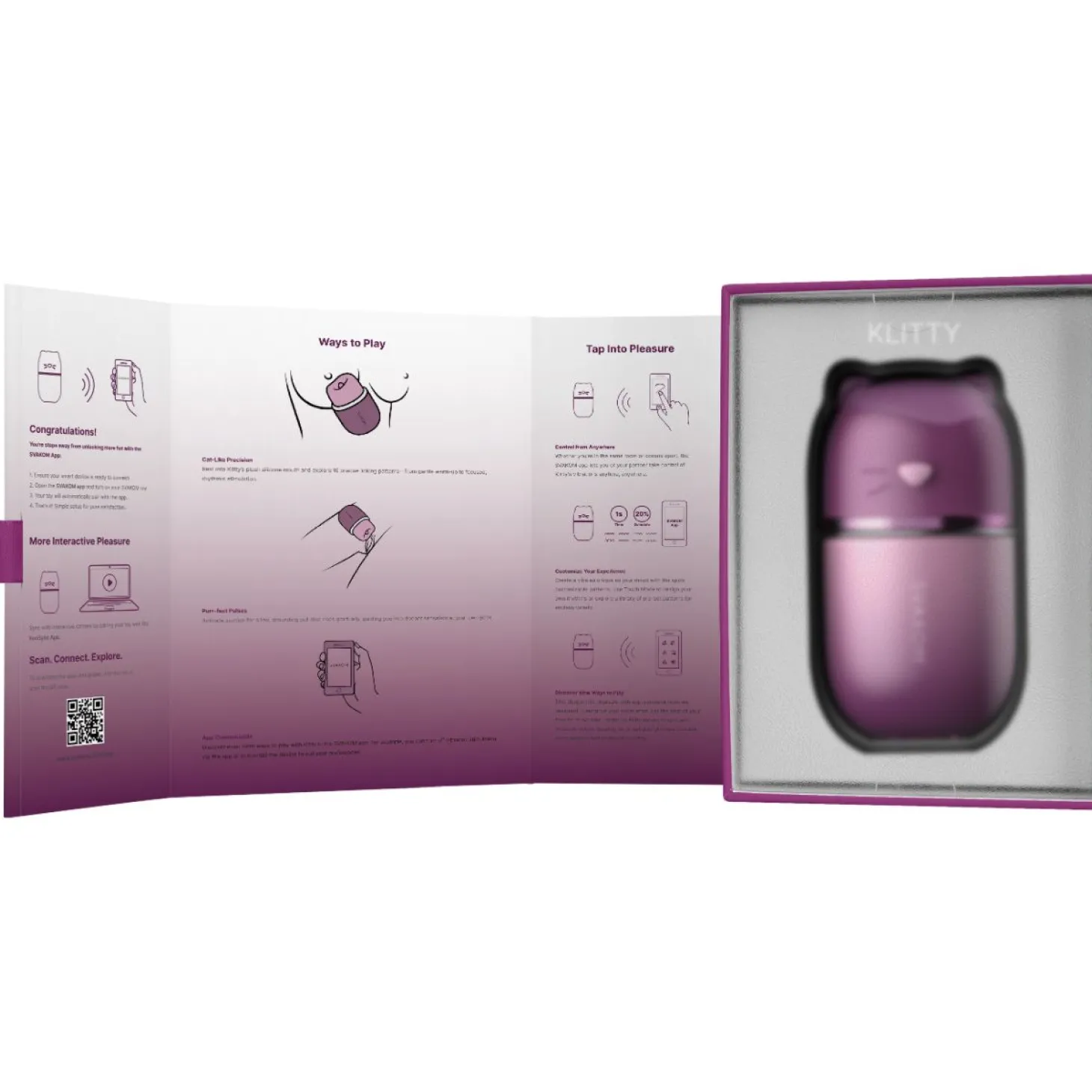 SVAKOM - Klitty Clitorisstimulator - Dusty Lavender