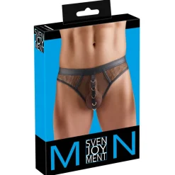 Svenjoyment Underwear - Heren Netstring - Zwart