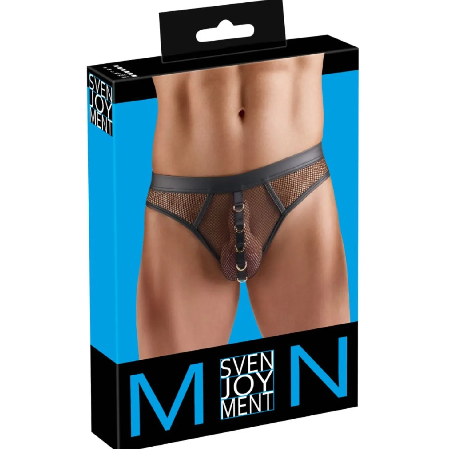 Svenjoyment Underwear - Heren Netstring - Zwart