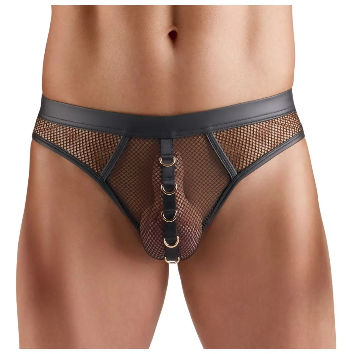 Svenjoyment Underwear - Heren Netstring - Zwart