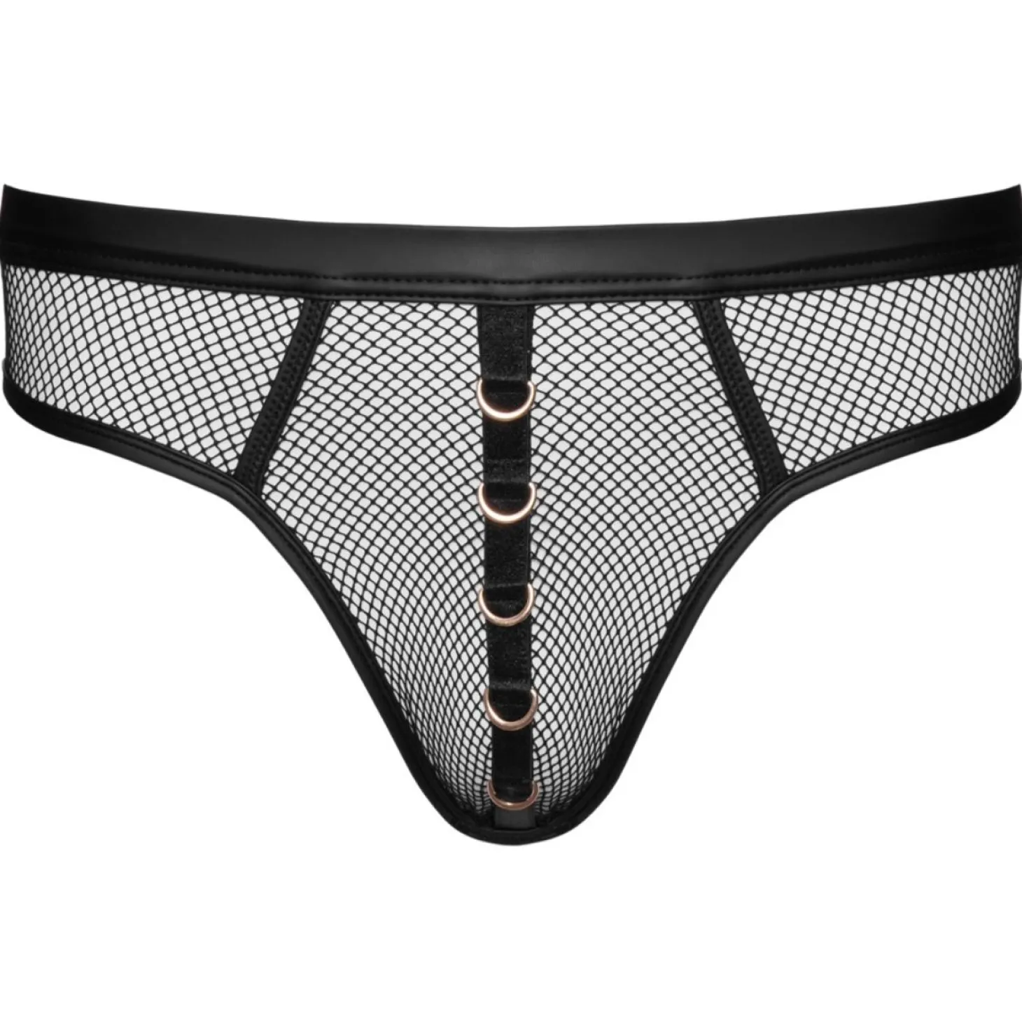 Svenjoyment Underwear - Heren Netstring - Zwart