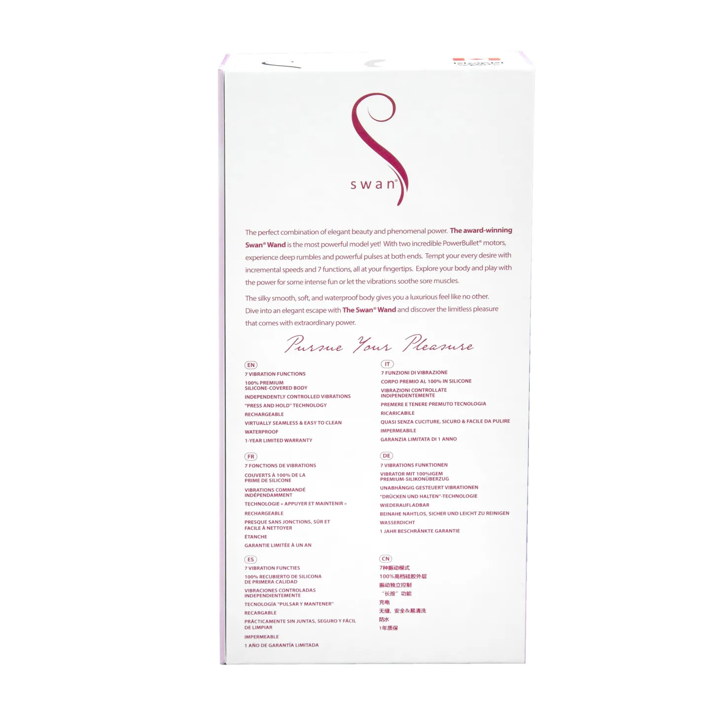 Swan Wand Vibrator - Roze