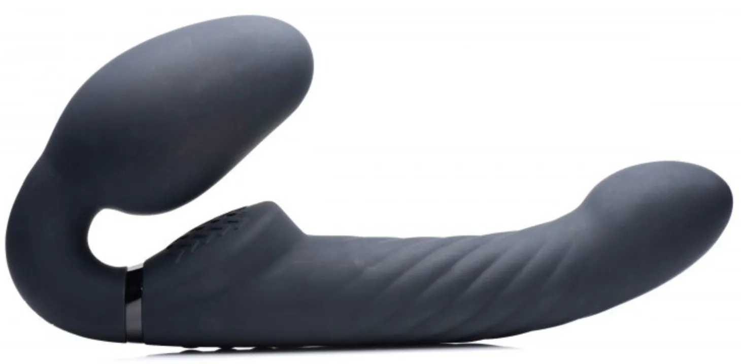 Swirl Vibrerende Strapless Strap-On - Black