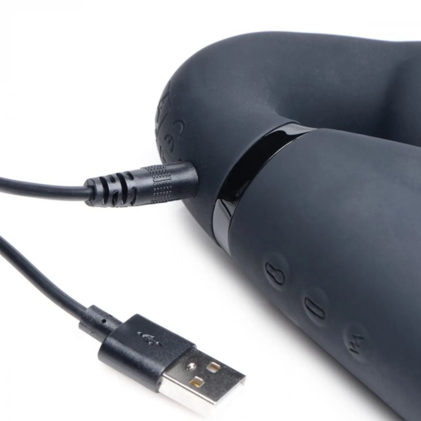 Swirl Vibrerende Strapless Strap-On - Black