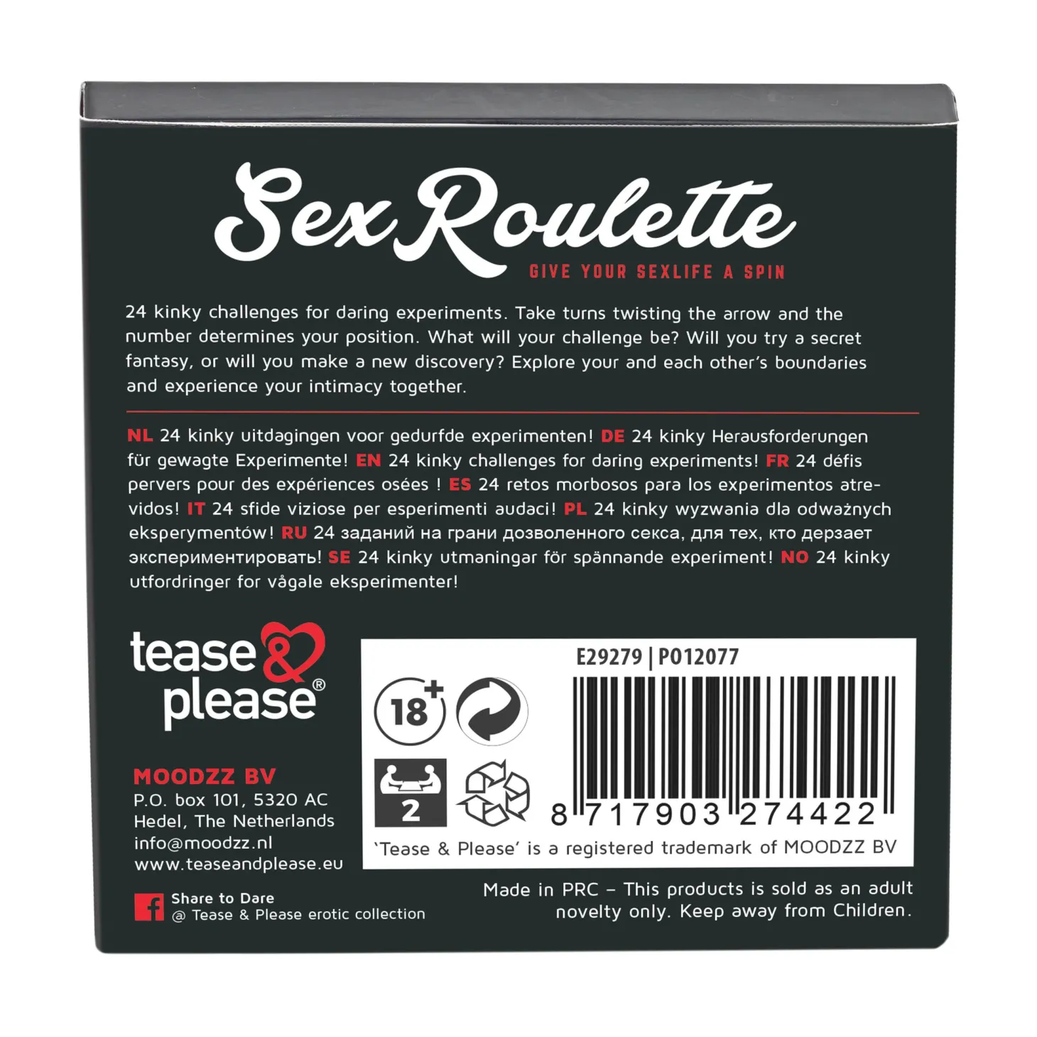 Tease & Please - Sex Roulette Kinky