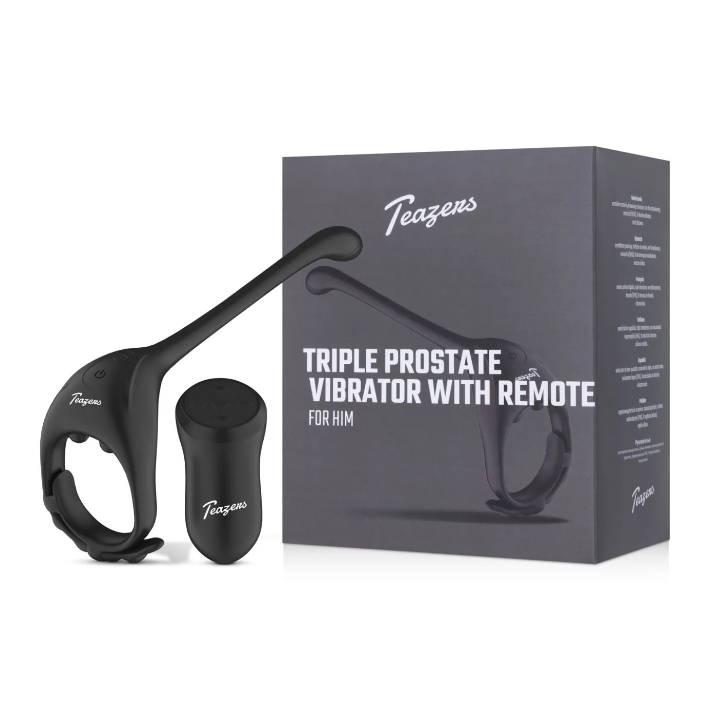 Teazers Driedubbele Prostaat Vibrator met Afstandsbediening