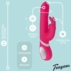 Teazers – Rabbit Vibrator – Roze