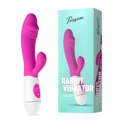 Teazers – Realistische Rabbit Vibrator – Roze