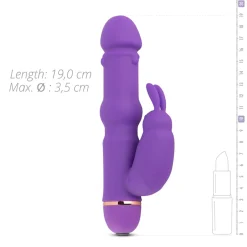 Teazers Siliconen Rabbit Vibrator - Paars